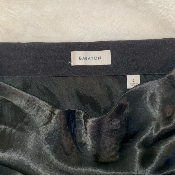 Babaton Aritzia Slip Satin Midi Skirt - Picture 3 of 6